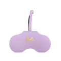 Lavender Barbie x Sol Kyst sunglasses case - front view.