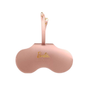 Beige Barbie x Sol Kyst sunglasses case - front view.