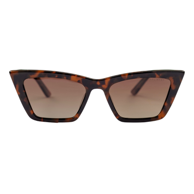 sunglasses, Trapezoid silhouette, trap silhouette, Tort frame, smokey brown lens, wide face petite, midi sunglasses, slightly wider than standard