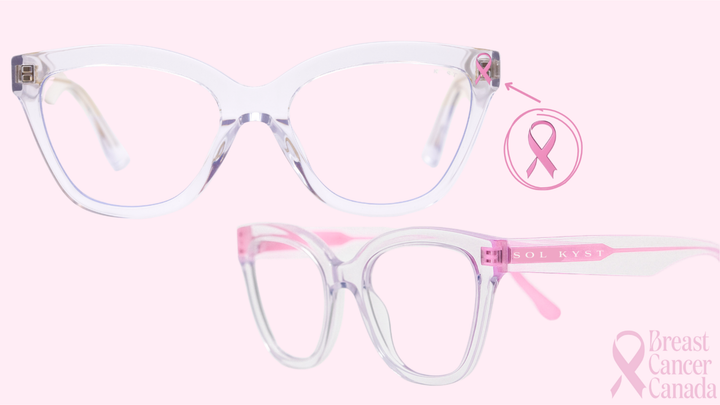 Breast Cancer Blue Light Frame